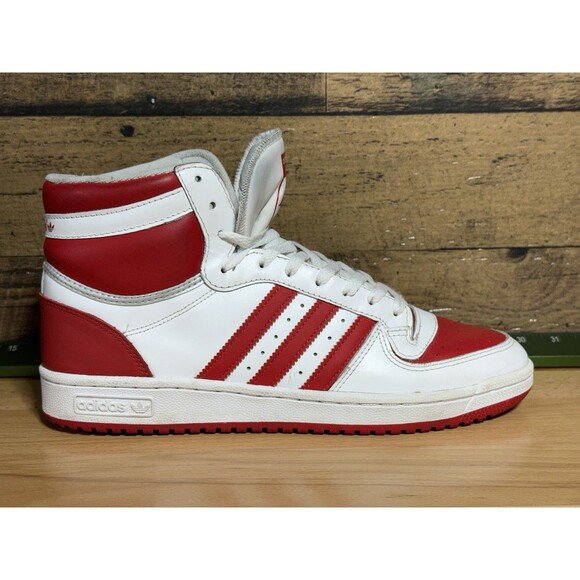 ?RARE- Adidas OG Old Skool Top Ten RB Shoes High Top Trainers Red White 11 Y2K main image 12
